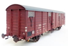 Exact-Train EX22027 - H0 - Gedeckter Güterwagen Gbs Glmms Nr. 150, DR, Ep. IV